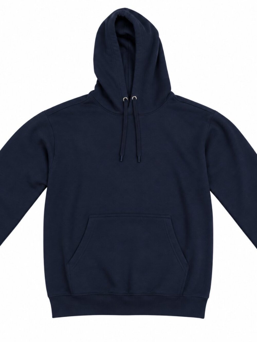Men's Blue Pullover Hoodie Large Casual Hooded Sweatshirt Kangaroo Pocket